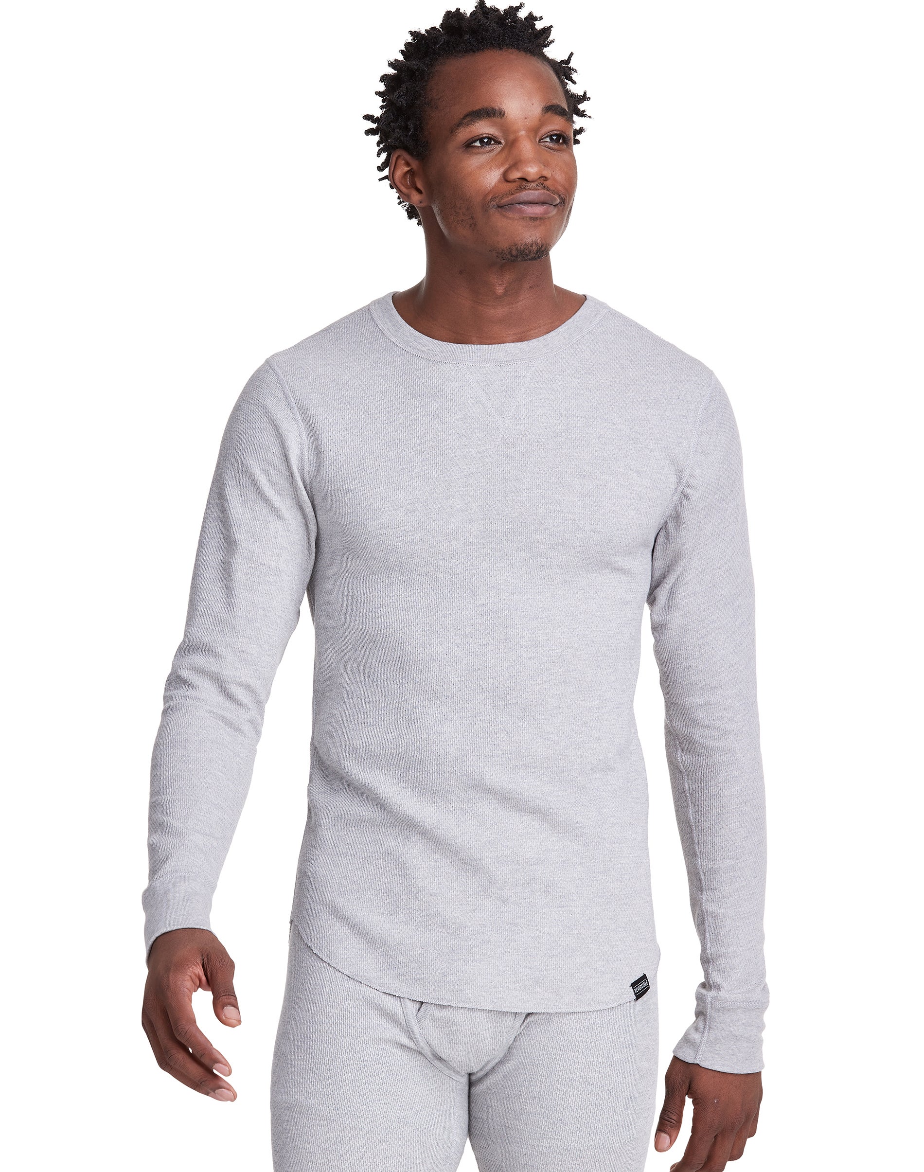 Hanes Men's Raschel Thermal Crewneck