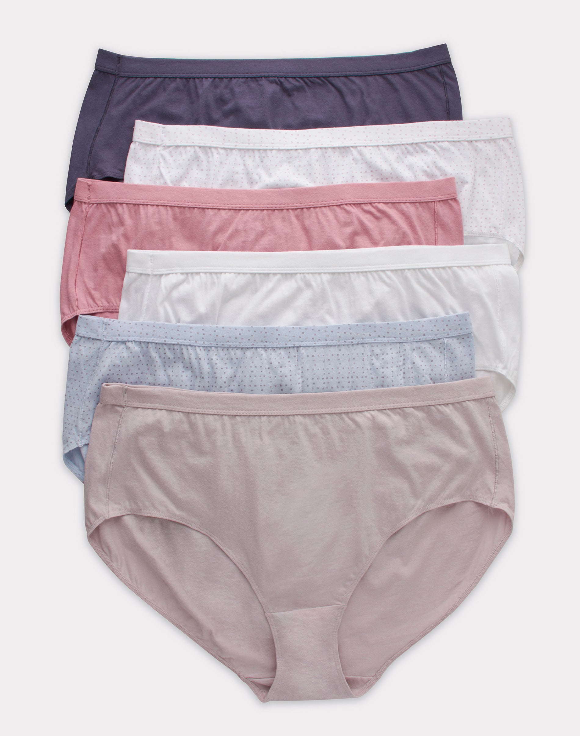 JMS by Hanes Pure Comfort® Cotton Briefs, 6Pack