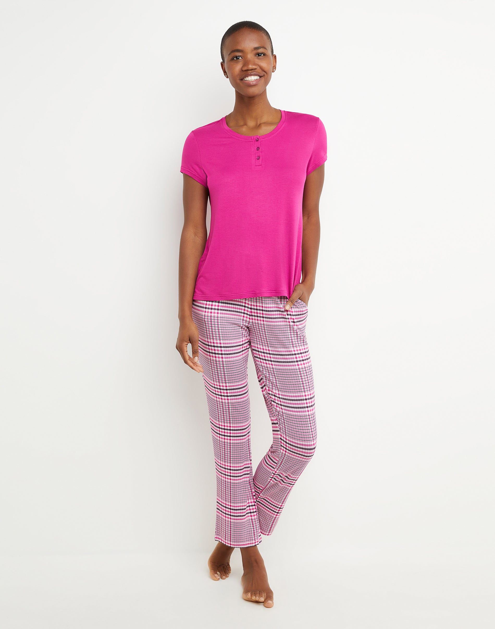Hanes Women's Sweet Dreams Capri Pajama Set