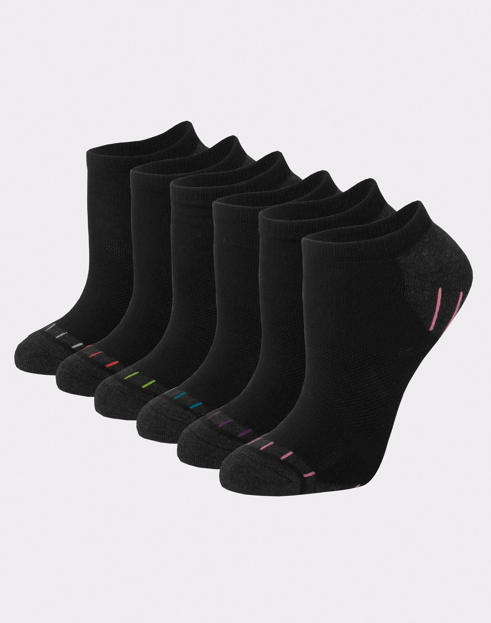 Women's Cool Comfort No Show Sport Socks 6Pack