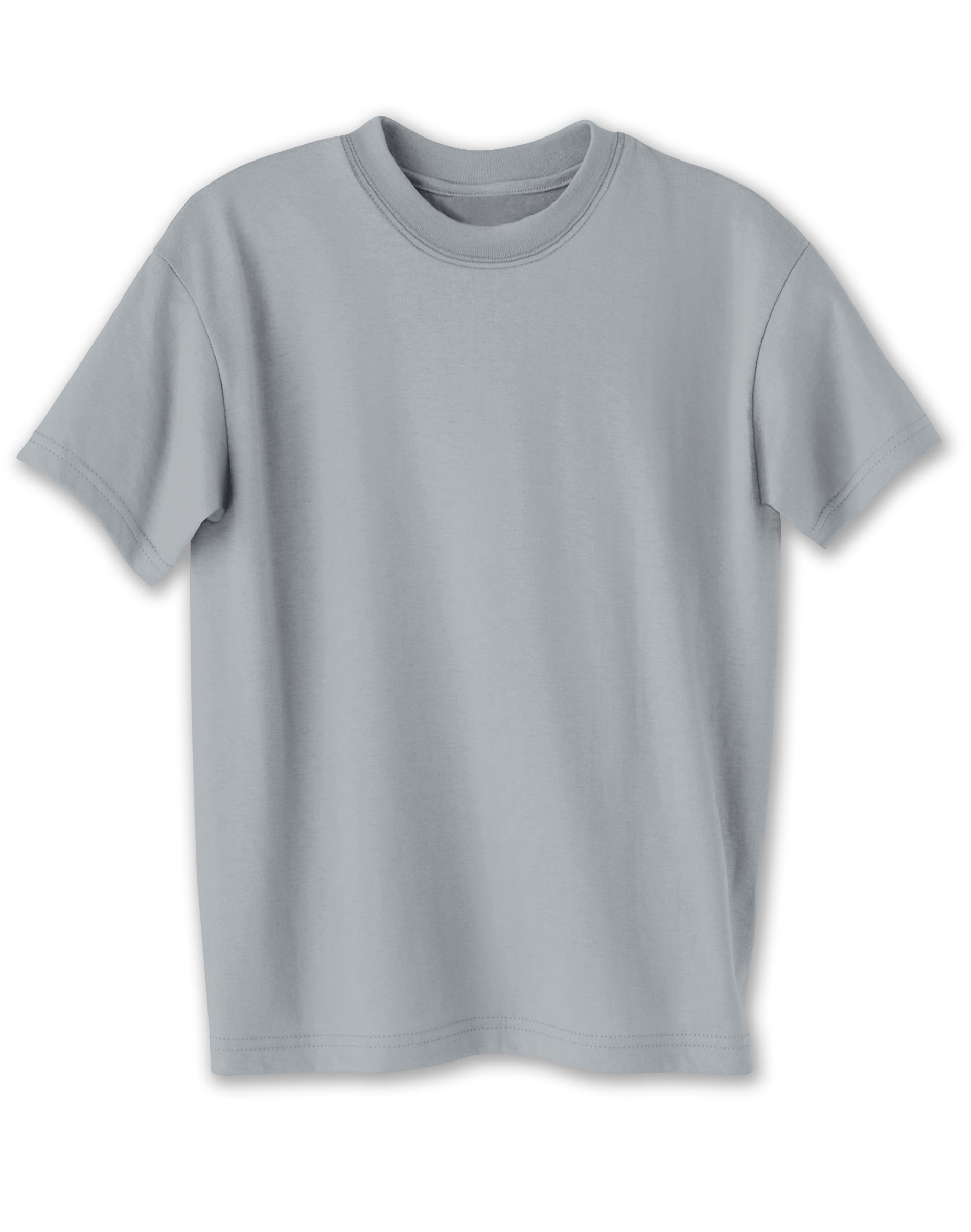 Hanes EcoSmart Boys' Short-Sleeve T-Shirt Light Steel L