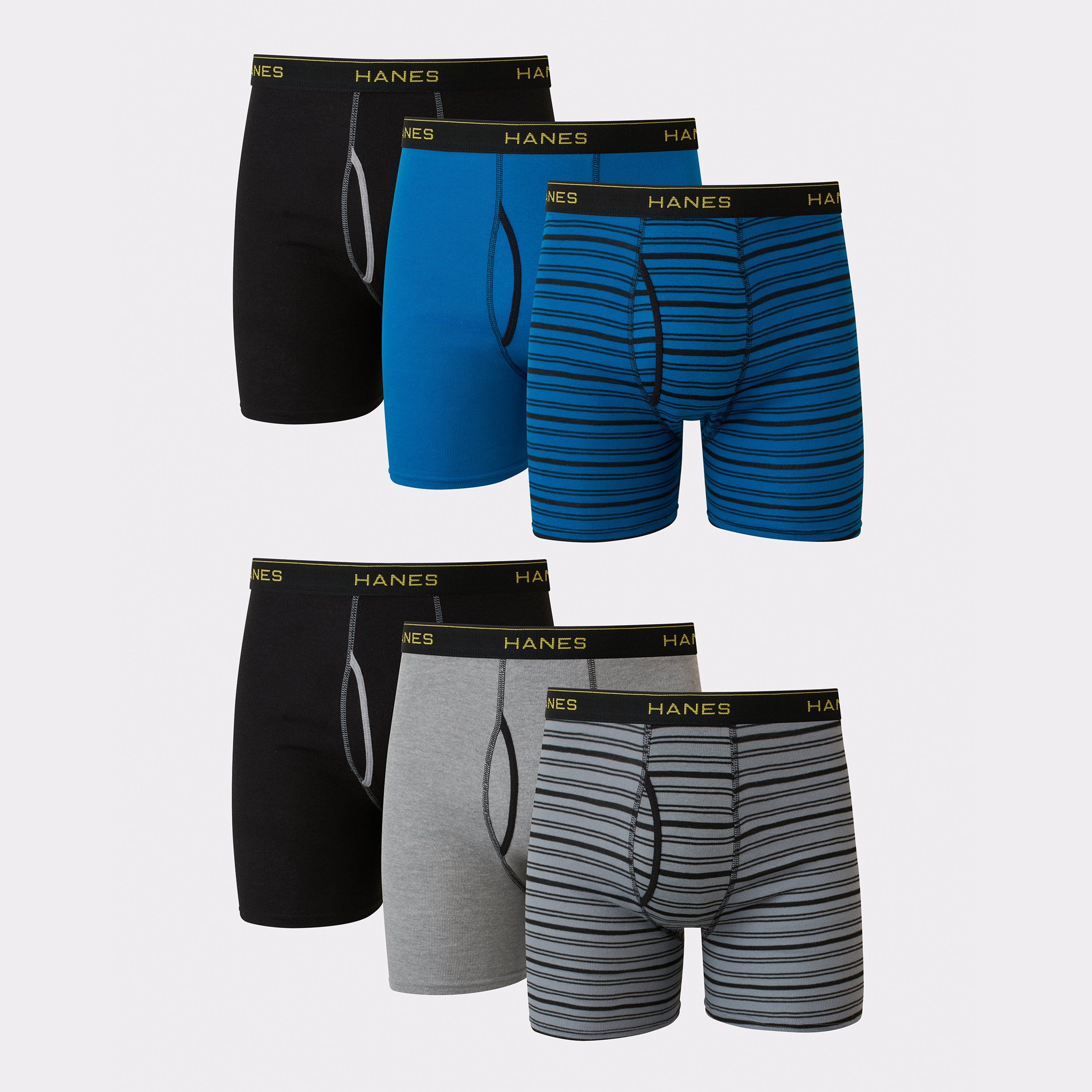 hanes 100 cotton boxer shorts