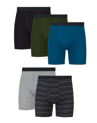 Lot De 3 Boxers Hanes Ultimate Pour Garçon - Taille Medium, Coloris Assortis