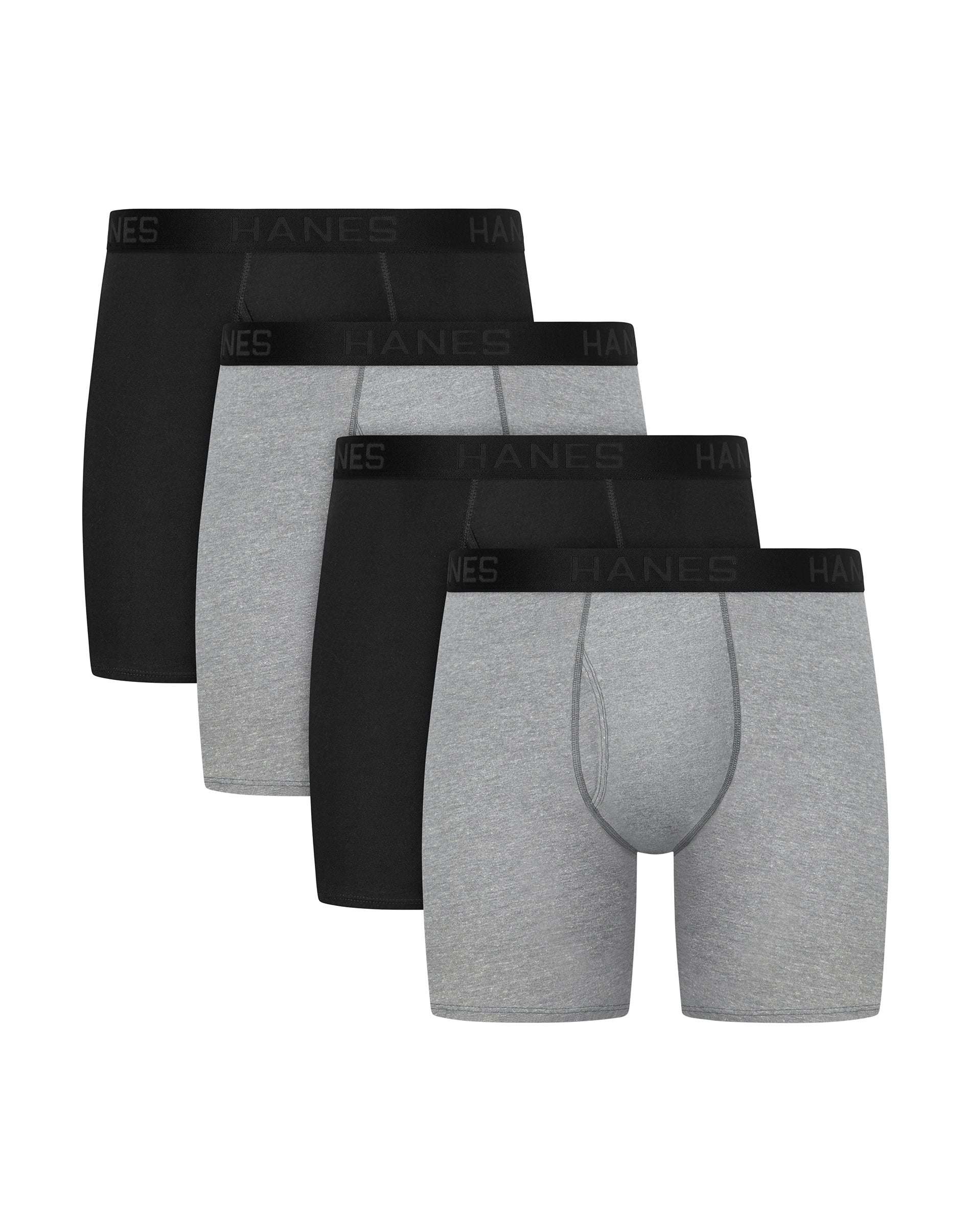 Hanes Ultimate Men's Underwear Boxer Briefs Pack - 4-Pack