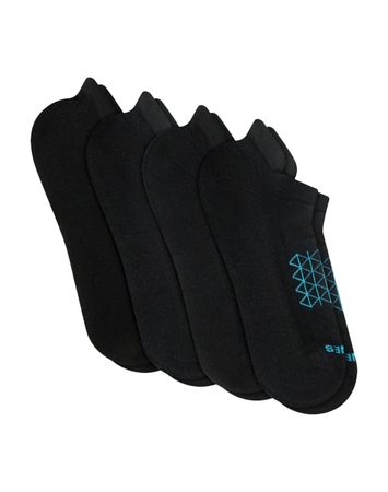 Hanes Absolute Run Men's Socks Pack, 4-Pair Pack, Heel-Shield Tab, Moisture Wicking