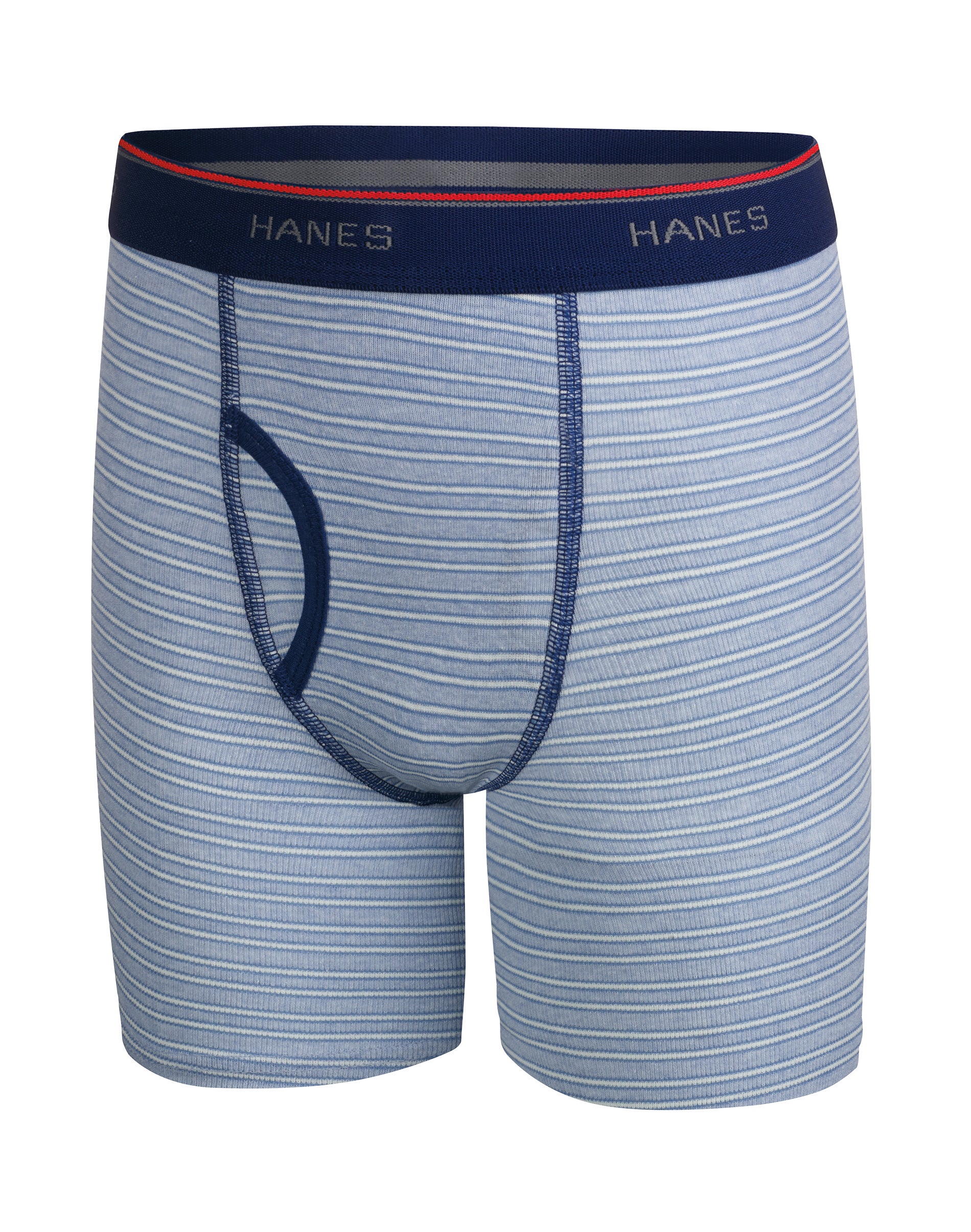 Hanes Moves Underwear, Anti-Chafe Boxer Briefs For Boys, 6-Pack Large