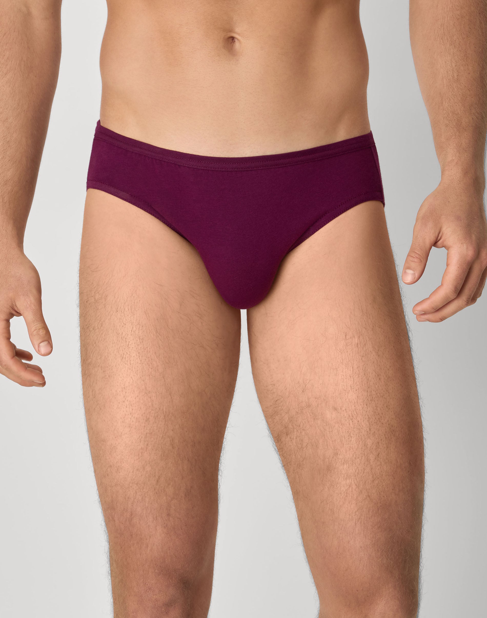 Hanes Comfort Fit Men's Underwear Bikini Pack - 6-Pack - Moisture-Wicking Cotton-Stretch Indigo/Turquoise/Grey/Violet/Sage
