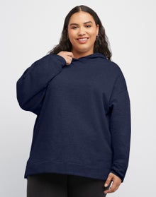 Hanes Sport Women’s Performance Fleece Pullover Hoodie – Lightweight, Moisture-Wicking, Hooded Sweatshirt With Pouch Pocket, High-Low Hem, For Workouts, Casual Wear
