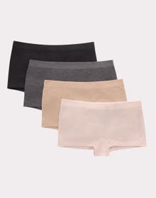 Lot De 4 Culottes Hanes Girl's Premium - Taille 6 - Hipster - Sans Boîte