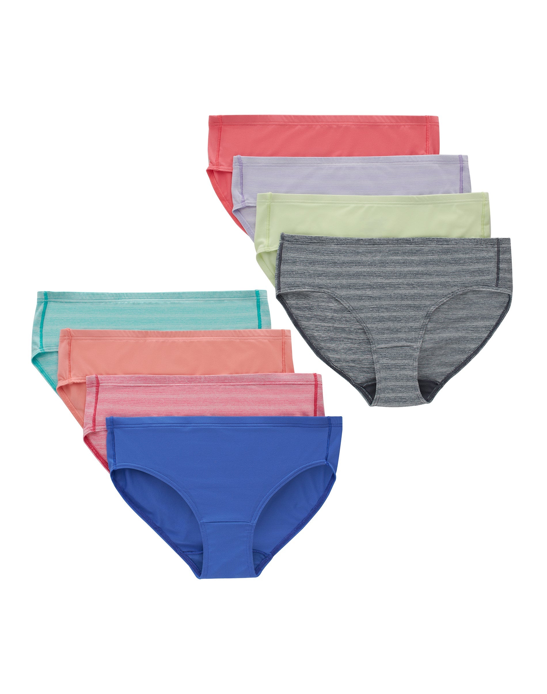 Lot De 10 Slips Hanes Pure Comfort Pour Enfant Garçon - Taille 4T - 100% Coton Multicolor Neuf