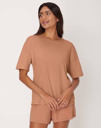 Hanes Originals Women's SuperSoft Comfywear Boxy T-Shirt