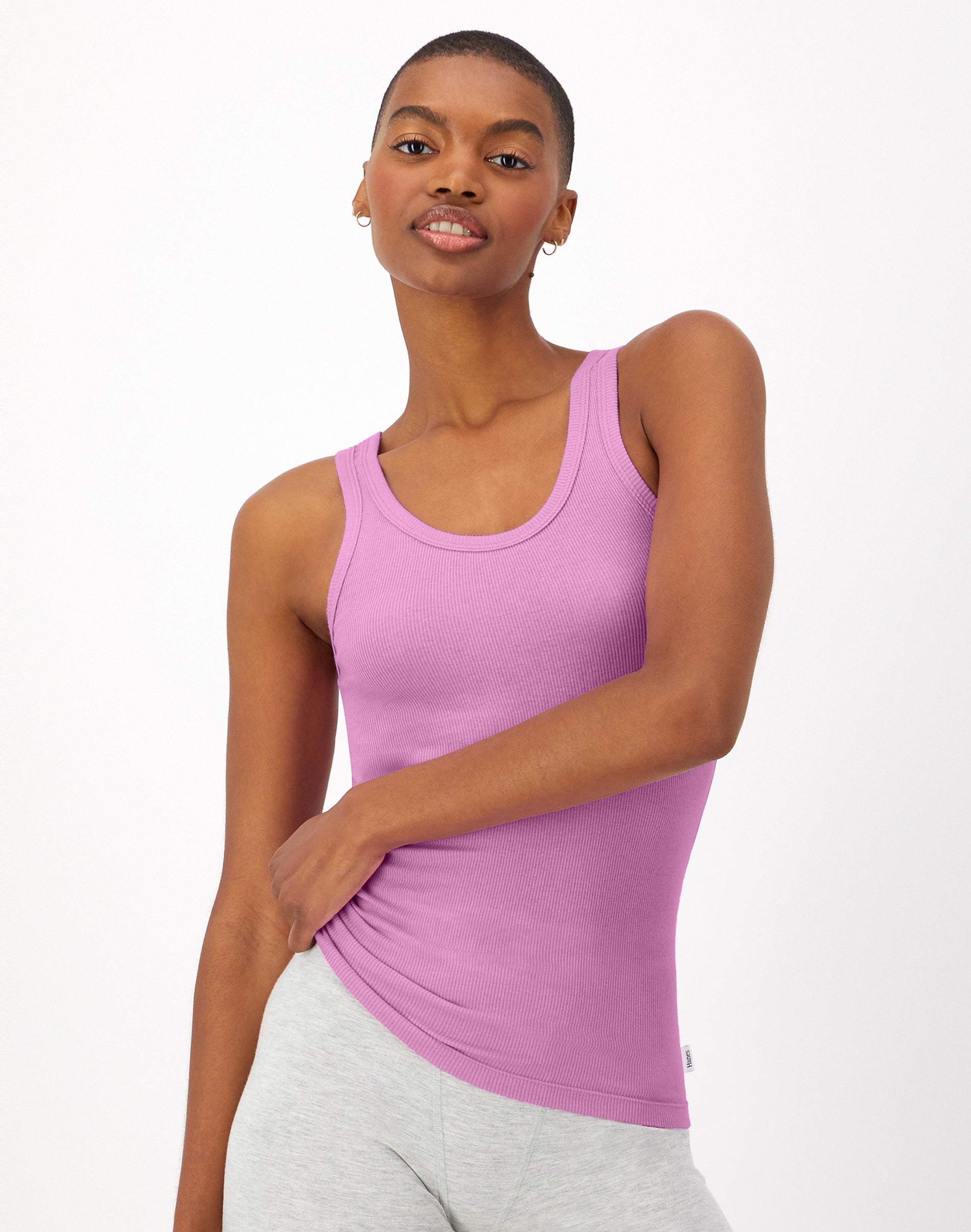 Hanes Originals Comfywear Women's Rib Cotton Tank