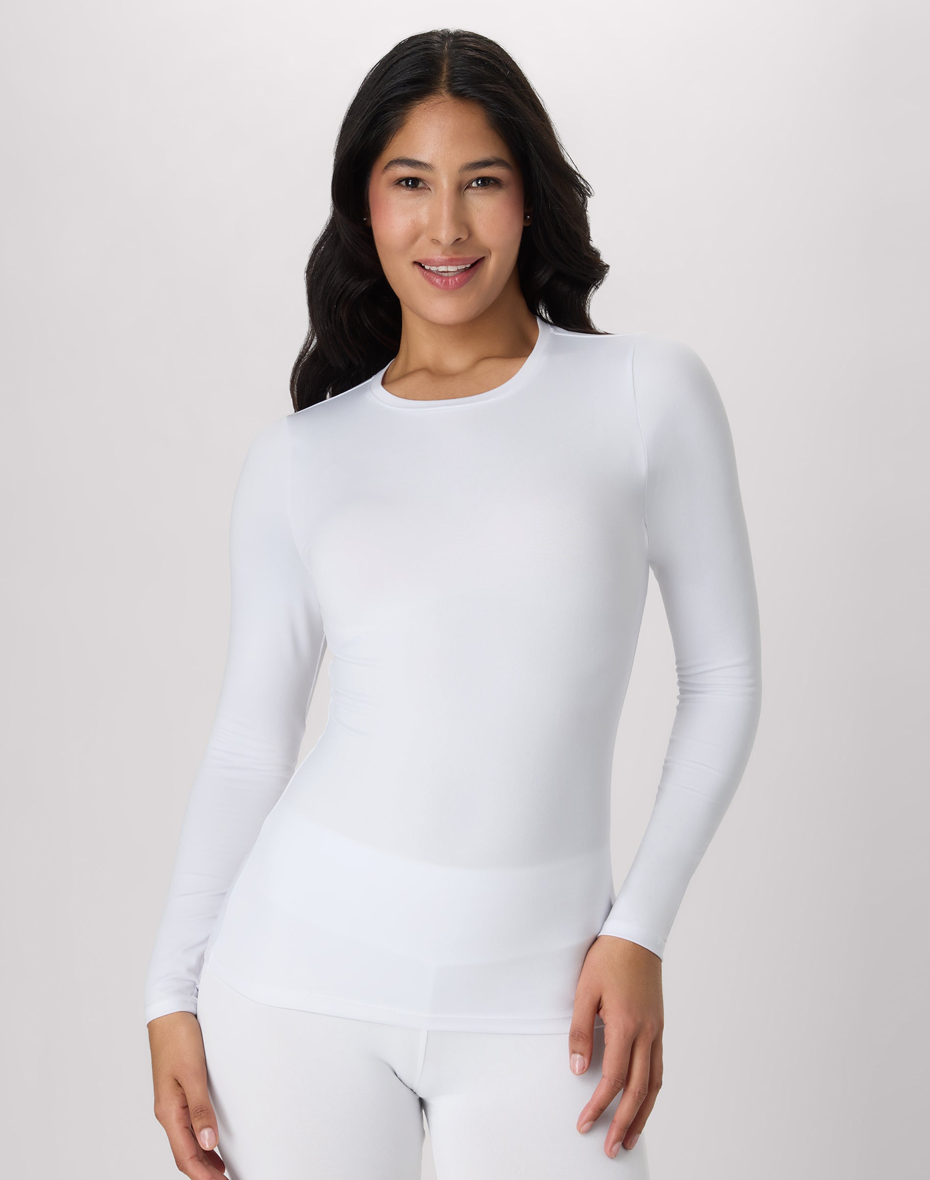 Hanes Women's Long-Sleeve Baselayer Tee, Crewneck