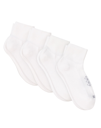 Hanes Absolute Run Women's Ankle Socks Pack, 4-Pack, Moisture-Wicking