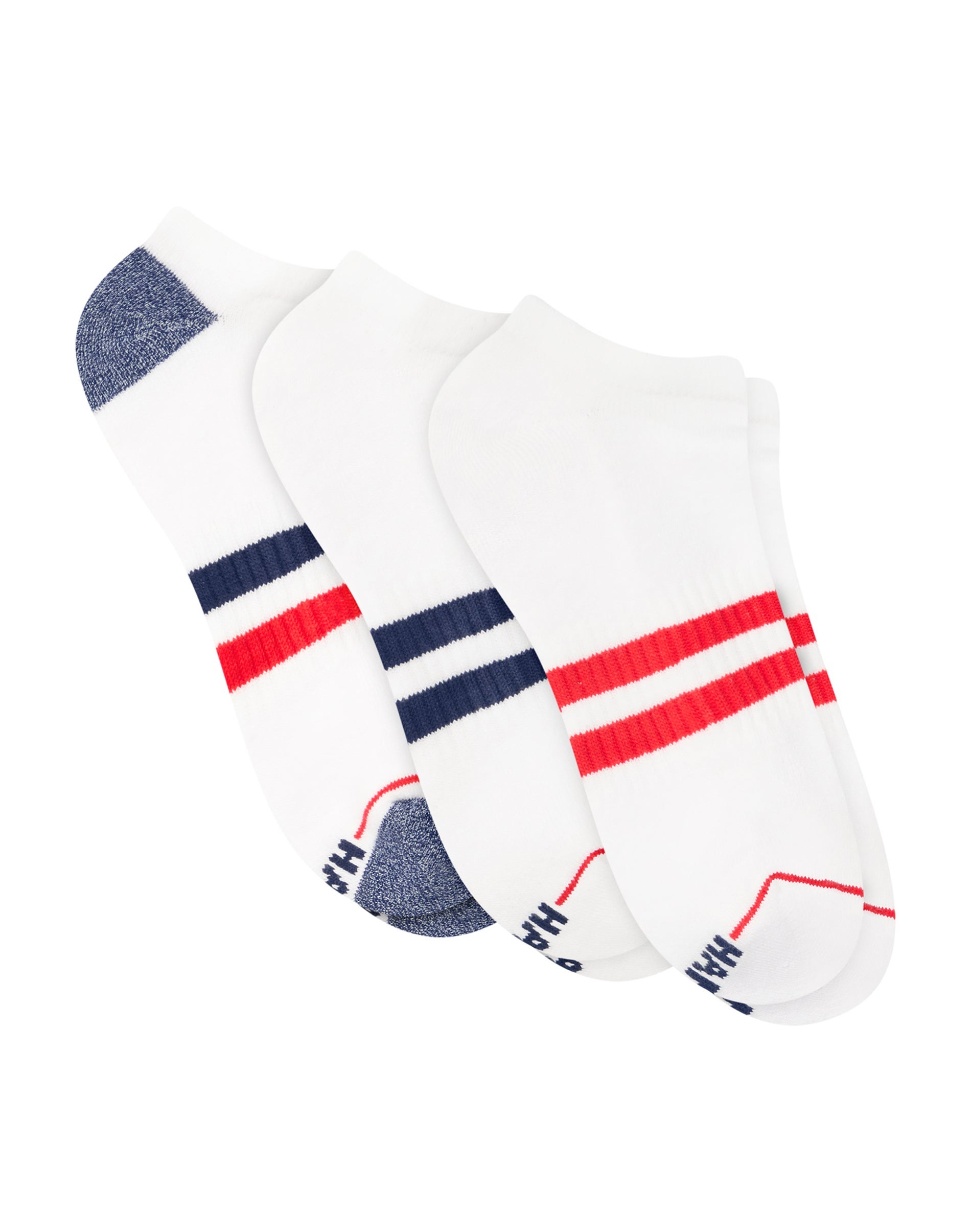Hanes Heritage Women's No-Show Socks Pack, 3 Pairs Assorted 2 5-9