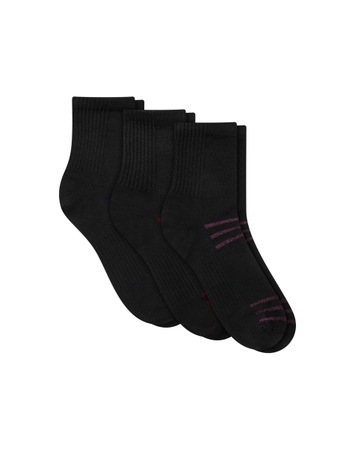 Hanes Moves Women&rsquo;s Seamless Stretch Mid Crew Socks, 3 Pairs