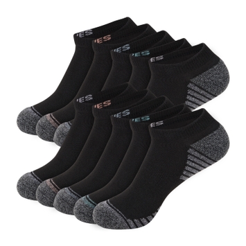 Hanes Moves Women’s No Show Socks, X-Temp, Shoe Size 5-9, 10-Pairs