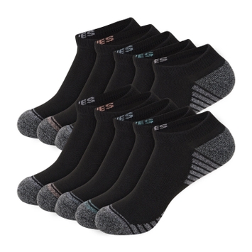 Hanes Moves X-Temp Women&rsquo;s No Show Socks, 10-Pairs, Shoe Sizes 8-12