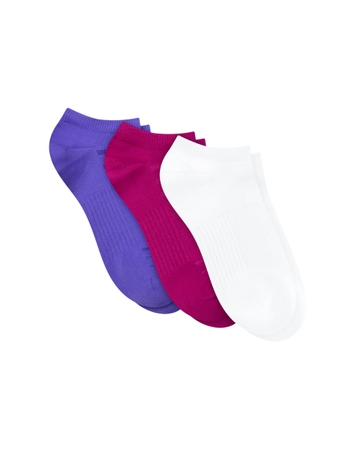 Hanes Moves Women’s Seamless Stretch No Show Socks, 3 Pairs