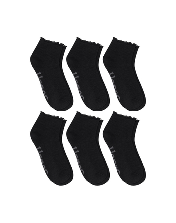 Hanes Originals Women’s SuperSoft Ankle Socks, 6-Pairs