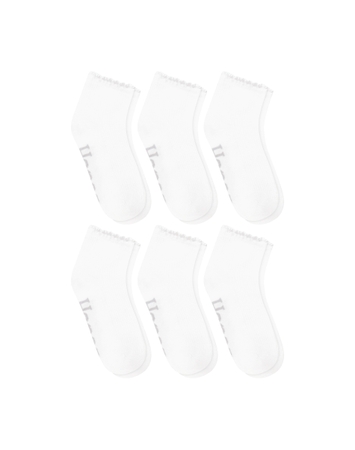 Hanes Originals Women’s SuperSoft Ankle Socks, 6-Pairs