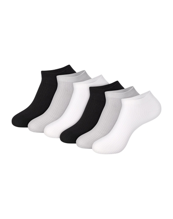 Hanes Originals Women’s SuperSoft No Show Socks, 6-Pairs