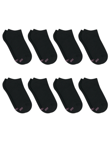 Hanes Ultimate Women's No Show Socks Pack, Cushioned, 8-Pairs