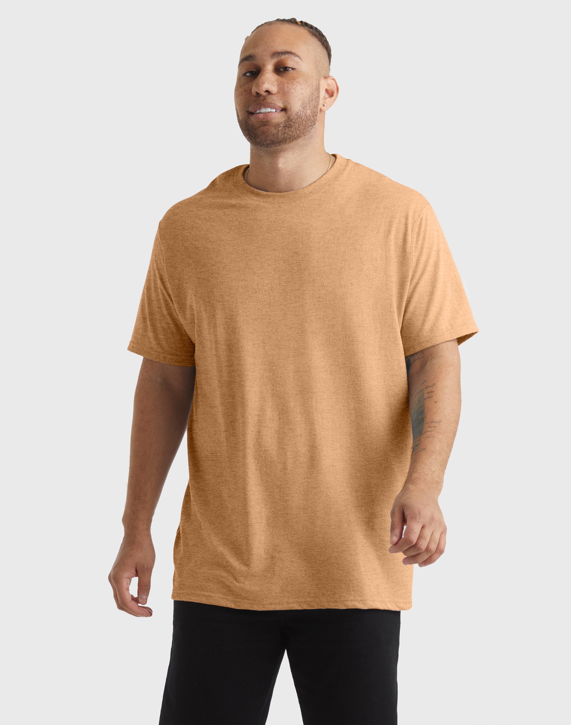 Hanes Originals Men's Tri-Blend T-Shirt Big & Tall Sizes | Hanes