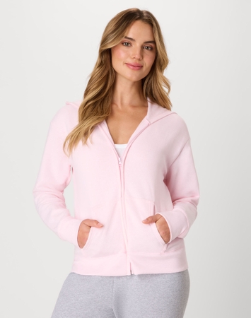 Hanes EcoSmart Women's Full-Zip Fleece Hoodie
