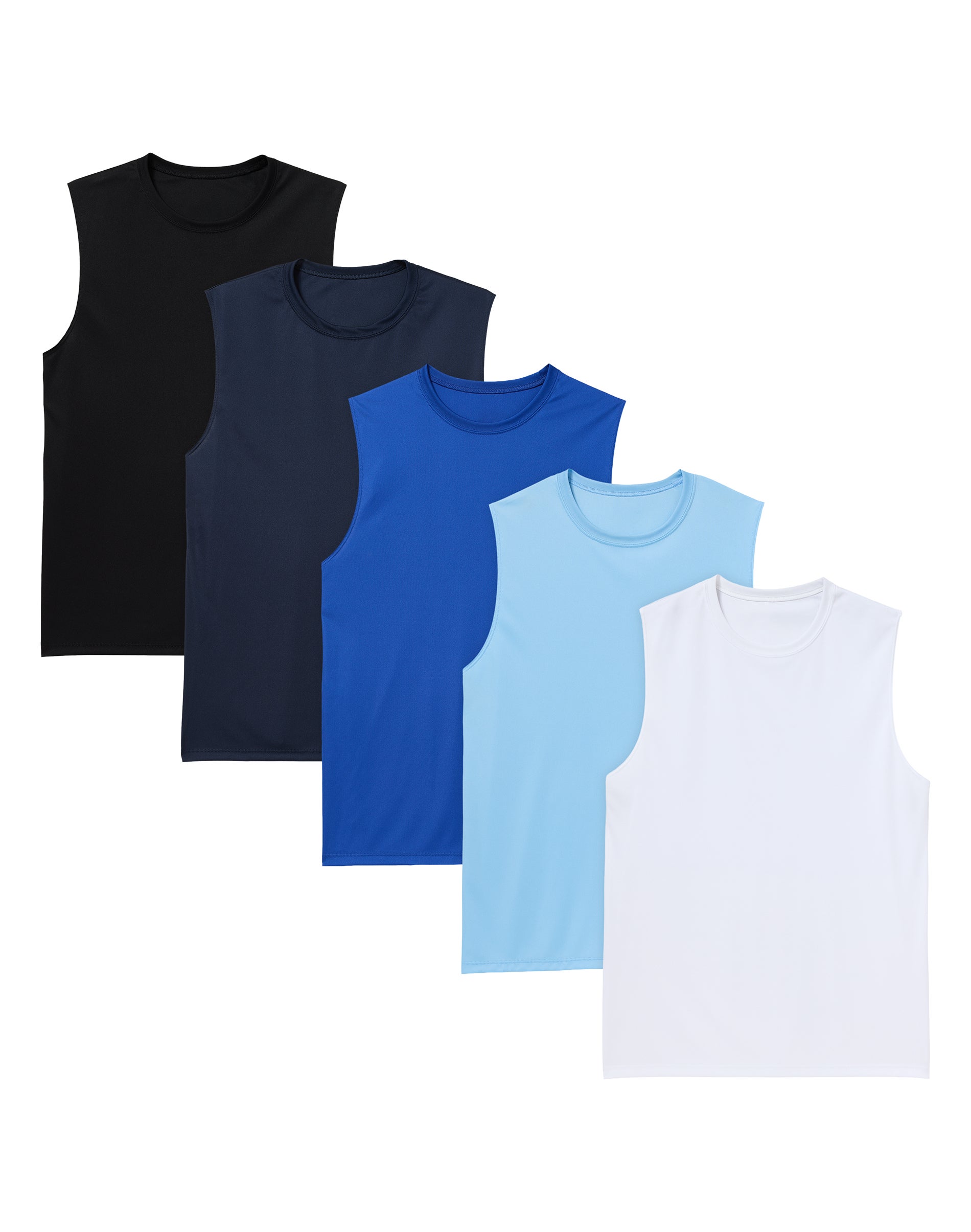 Hanes Cool DRI Men's Muscle Tank Pack, 5-Pack