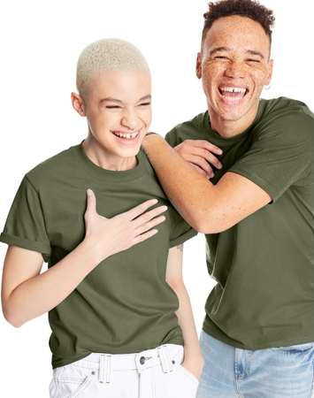 Hanes Beefy-T Unisex Heavyweight Cotton T-Shirt (Big & Tall Sizes Available)