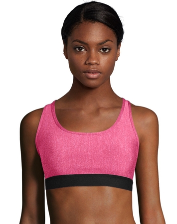 Hanes Sport Women's Racerback Sports Bra with Compression