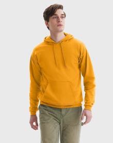 Hanes Sweat à Capuche Zippé Homme - Polaire Douce EcoSmart En Coton Recyclé - Coupe Classique Confortable