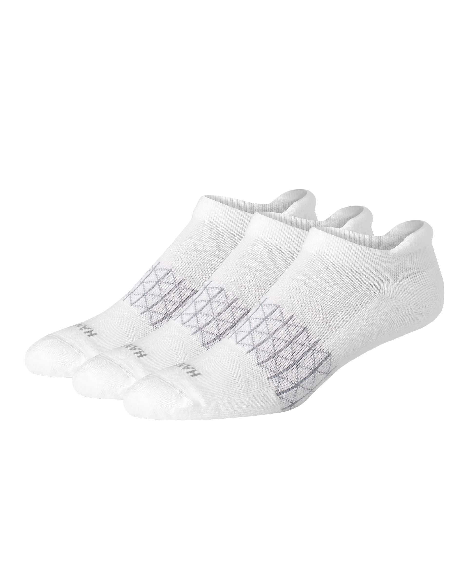 Hanes Men's Cushioned Liner Socks 4 Pack – X-TEMP, No-Show, Moisture Wicking (Size 10-13)