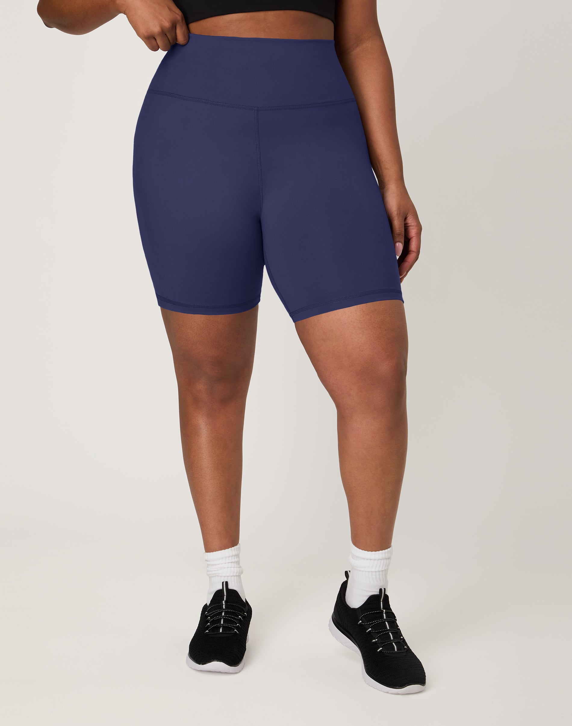 Hanes Moves Women's Bike Shorts, 7" Inseam (Plus Size)