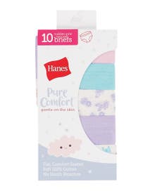 Hanes Girls' Hipster Multipack
