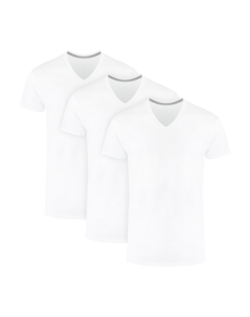Hanes Ultimate Men's Undershirts Pack - 3-Pack - ComfortBlend V-Neck T-Shirts - Moisture-Wicking