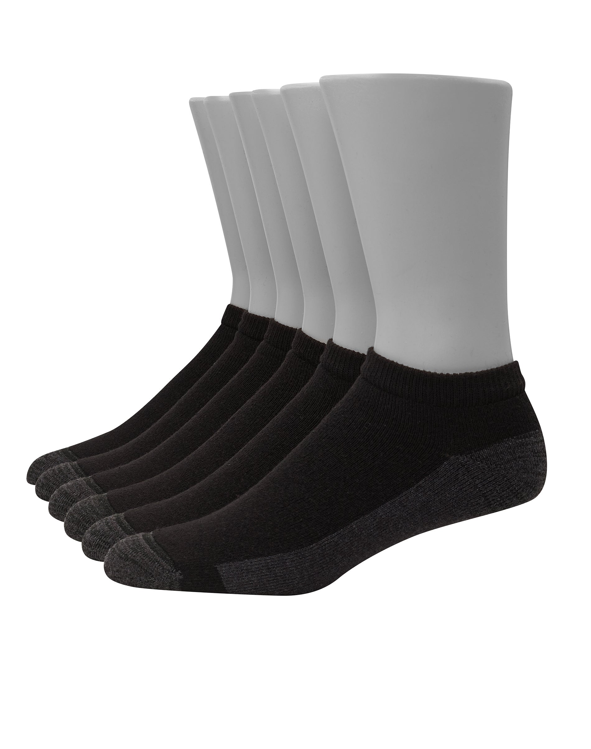 Hanes Low Cut 6-Pack Socks Ultimate Men's FreshIQ X-Temp Ultra Cushion ...