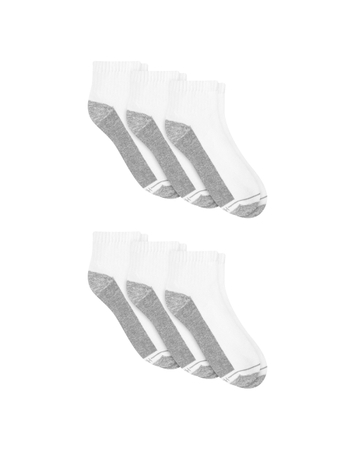 Hanes Ultimate Men's Ultra Cushion Ankle Socks, 6-Pairs