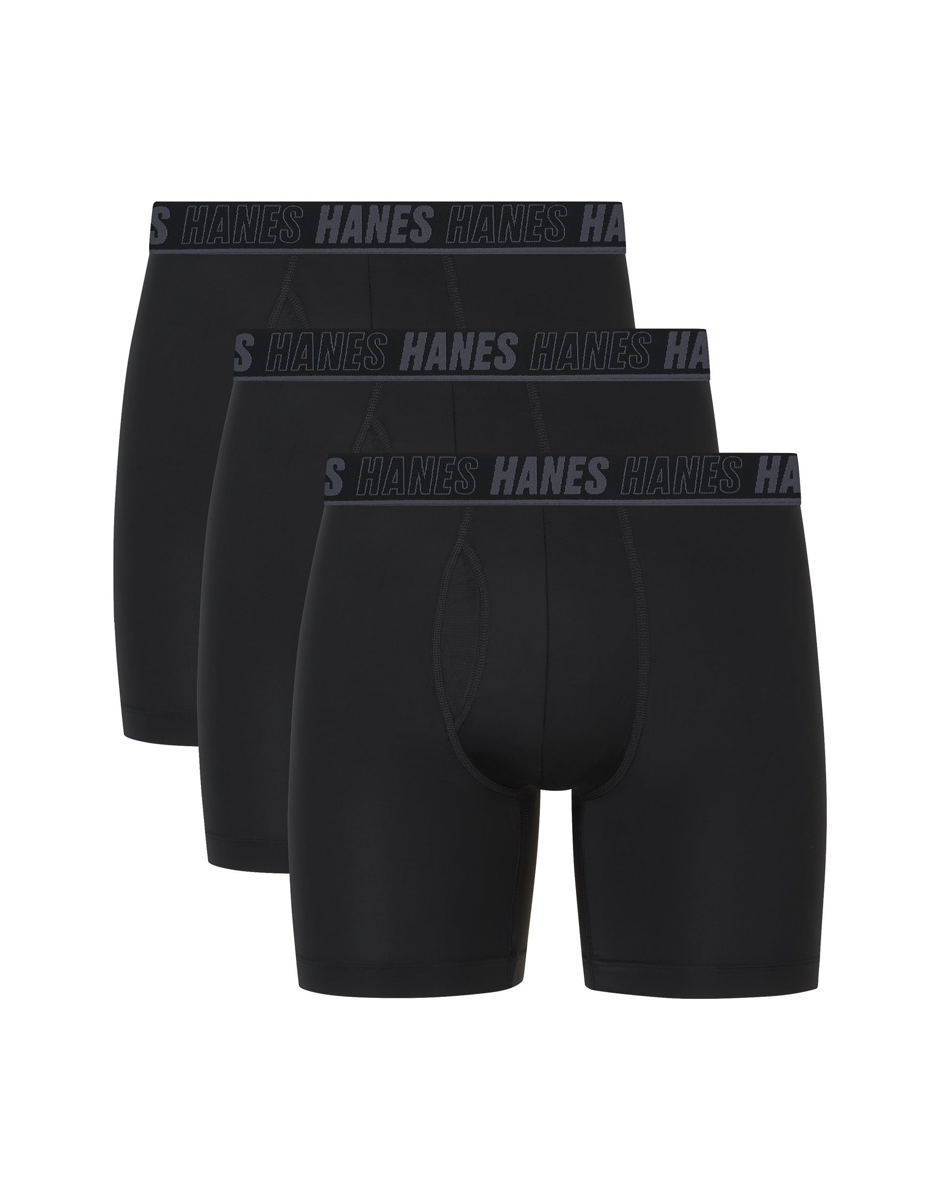 Hanes Ultimate® Moves® Men's Underwear Boxer Briefs Pack – 3-Pack