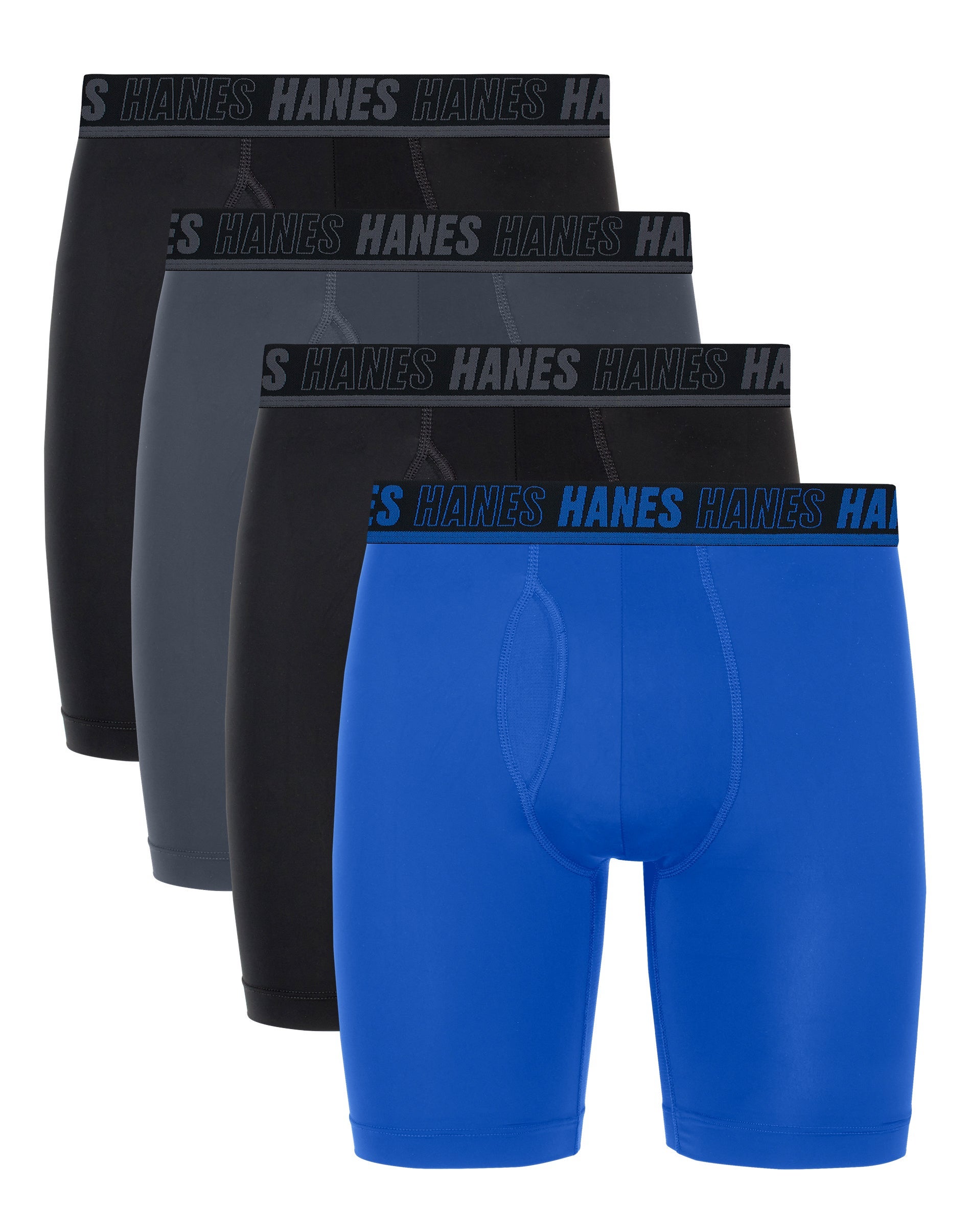 Hanes Moves Ultimate Men's Anti-Chafe Long Leg Boxer Brief