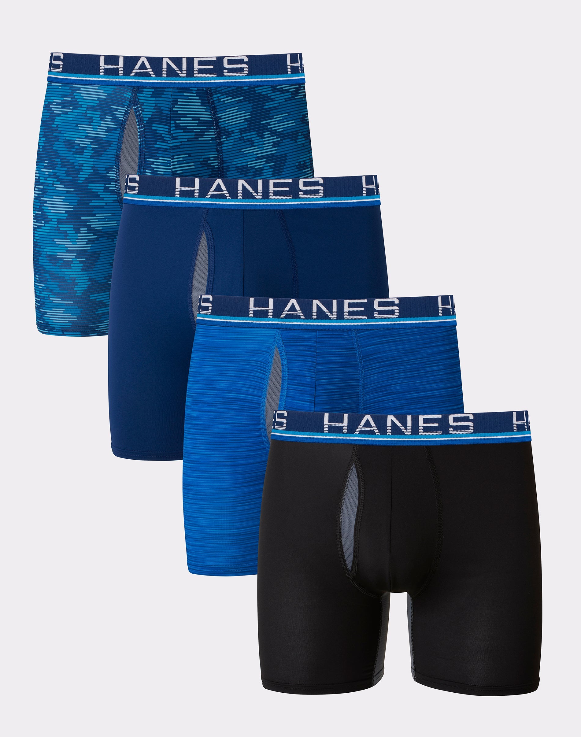 Hanes Sport™ Total Support Pouch® Men's Boxer Briefs Pack, X-Temp ...