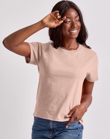 Hanes Essentials Women’s Cotton T-Shirt, Classic Fit