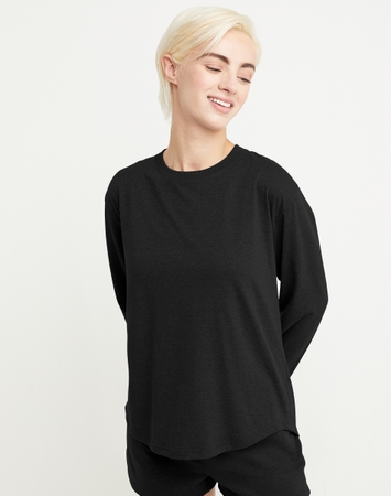 Hanes Originals Tri-Blend Women's Long Sleeve T-Shirt, Relaxed Fit