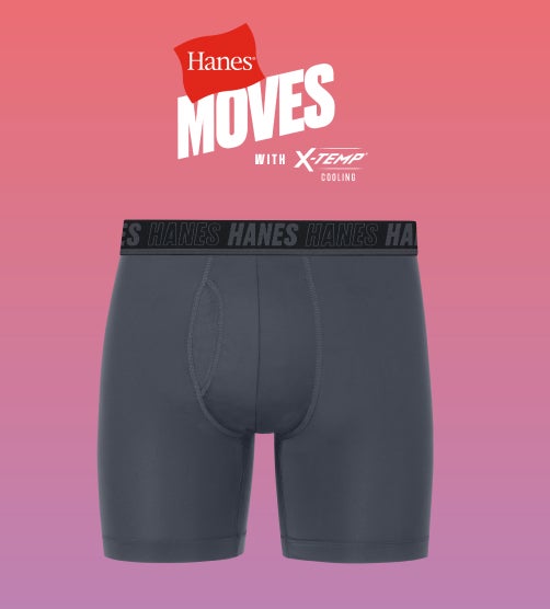 Hanes MOVES with X-TEMP COOLING